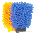 Factory price new microfiber car cleaning glove microfibre car wash mitt